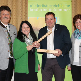 Schlüsselübergabe in der Geschäftsstelle Horn - 15.02.2019