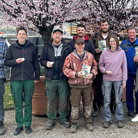 Ostereier-Verteilaktion